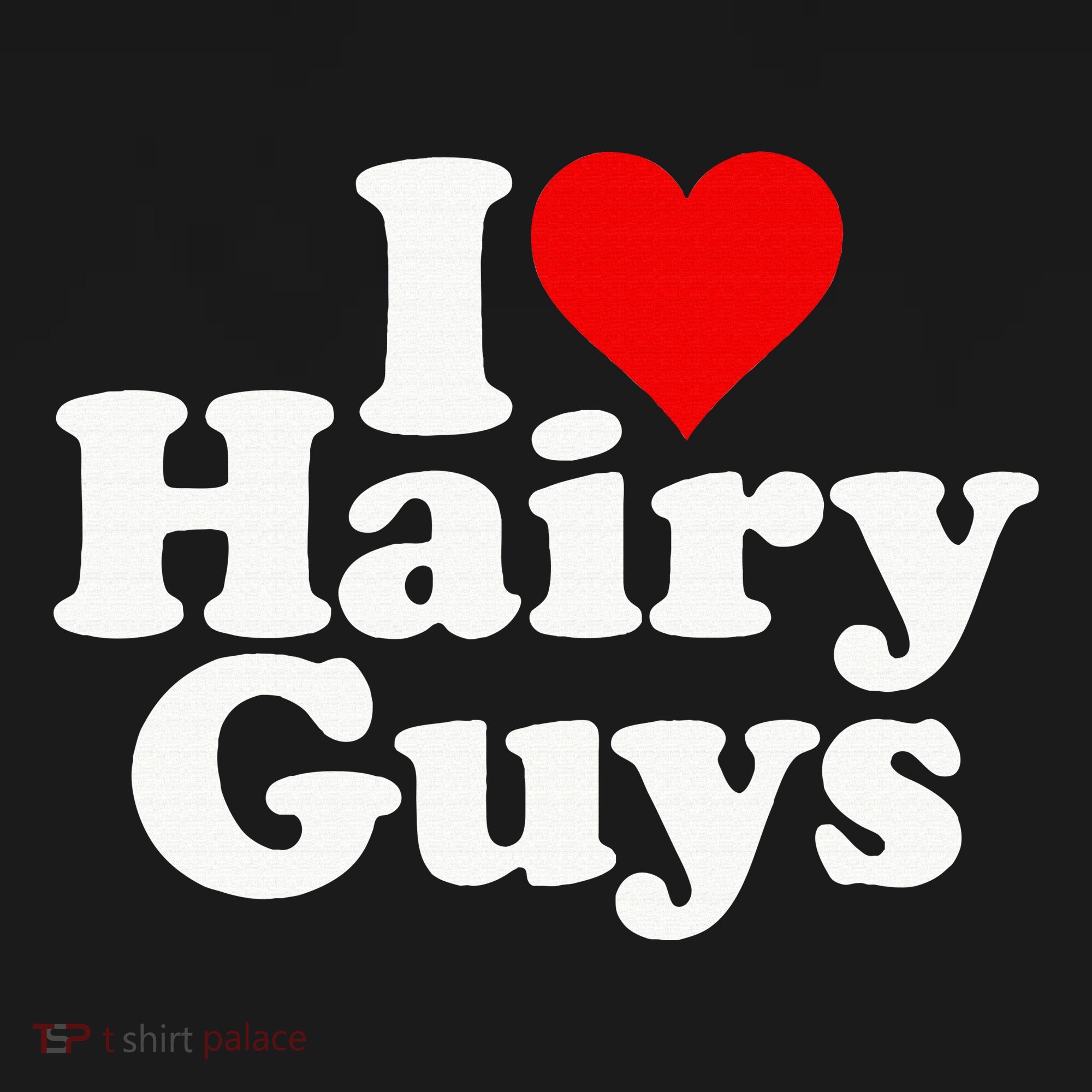 I Love Heart Hairy Guys Man Furry Women's Hoodie