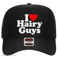 I Love Heart Hairy Guys Man Furry Hat thumb 0