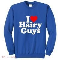 I Love Heart Hairy Guys Man Furry Sweatshirt thumb 0