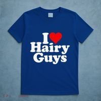 I Love Heart Hairy Guys Man Furry T-Shirt thumb 5