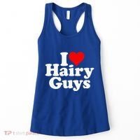 I Love Heart Hairy Guys Man Furry Women's Tank Top thumb 0