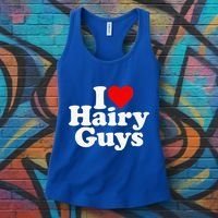 I Love Heart Hairy Guys Man Furry Women's Tank Top thumb 3