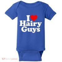 I Love Heart Hairy Guys Man Furry Baby Bodysuit thumb 0
