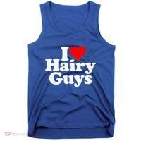 I Love Heart Hairy Guys Man Furry Tank Top thumb 0