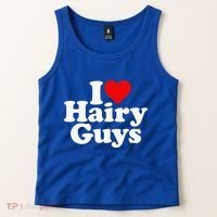 I Love Heart Hairy Guys Man Furry Tank Top thumb 2