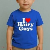 I Love Heart Hairy Guys Man Furry Toddler T-Shirt thumb 2
