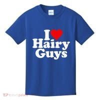 I Love Heart Hairy Guys Man Furry Kids T-Shirt thumb 0