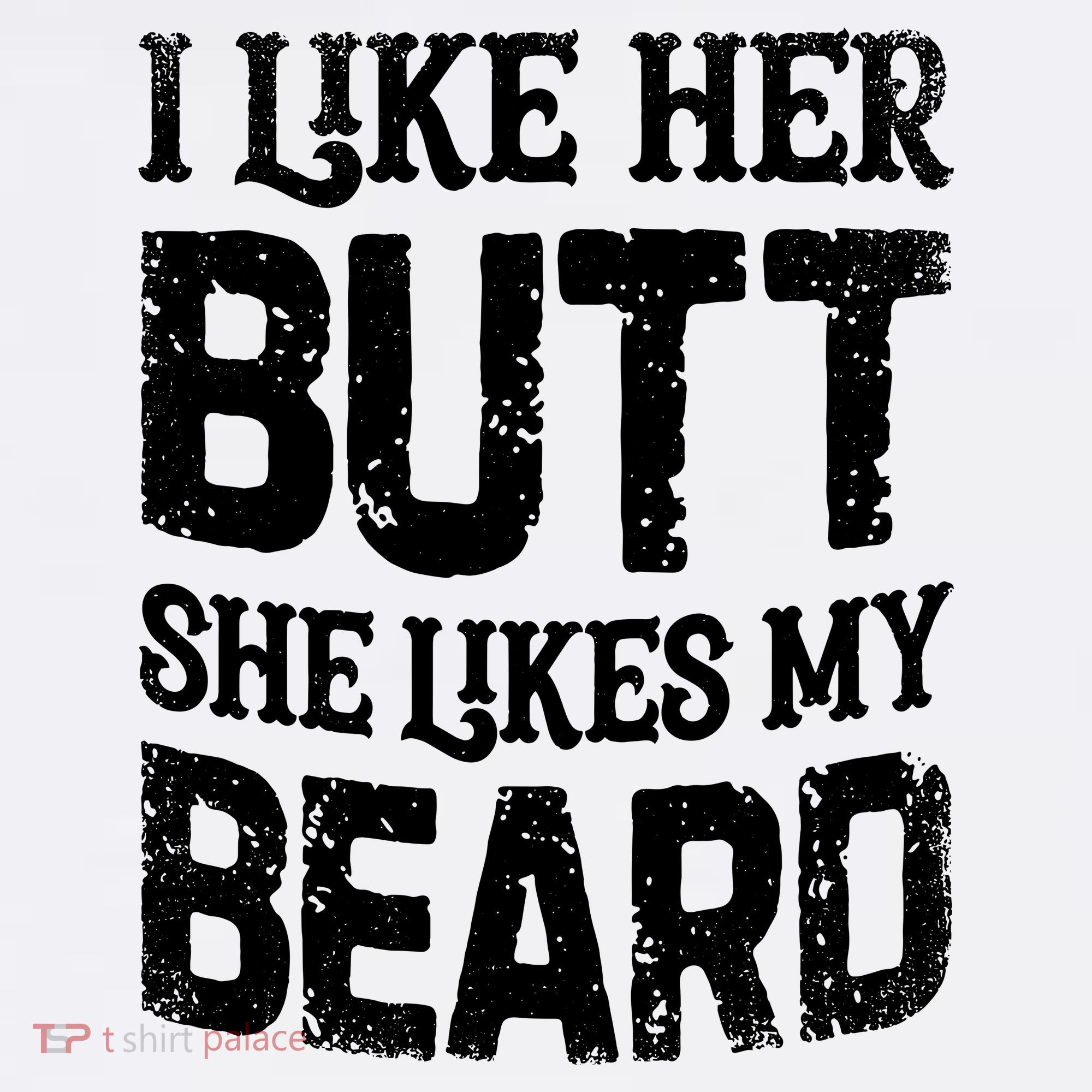 I Like Her Butt She Likes My Beard Funny Inappropriate Joke Beanie