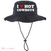 I Love Hot Cowboys Bucket Hat thumb 0
