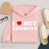 I Love Hot Cowboys Hoodie thumb 4
