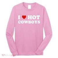 I Love Hot Cowboys Long Sleeve Shirt thumb 0