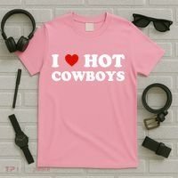 I Love Hot Cowboys T-Shirt thumb 5