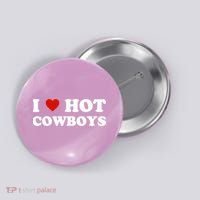 I Love Hot Cowboys Button thumb 0