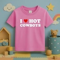 I Love Hot Cowboys Toddler T-Shirt thumb 3