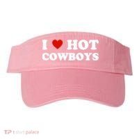 I Love Hot Cowboys Visor thumb 0