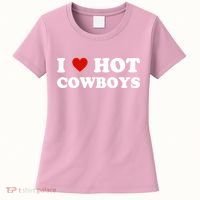 I Love Hot Cowboys Women's T-Shirt thumb 0
