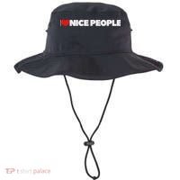 I Love (heart) Nice People Bucket Hat thumb 0