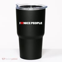 I Love (heart) Nice People Tumbler thumb 0