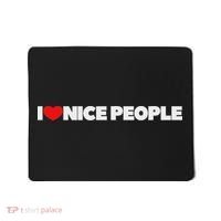 I Love (heart) Nice People Mousepad thumb 0