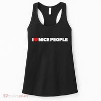 I Love (heart) Nice People Women's Tank Top thumb 0