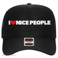 I Love (heart) Nice People Hat thumb 0