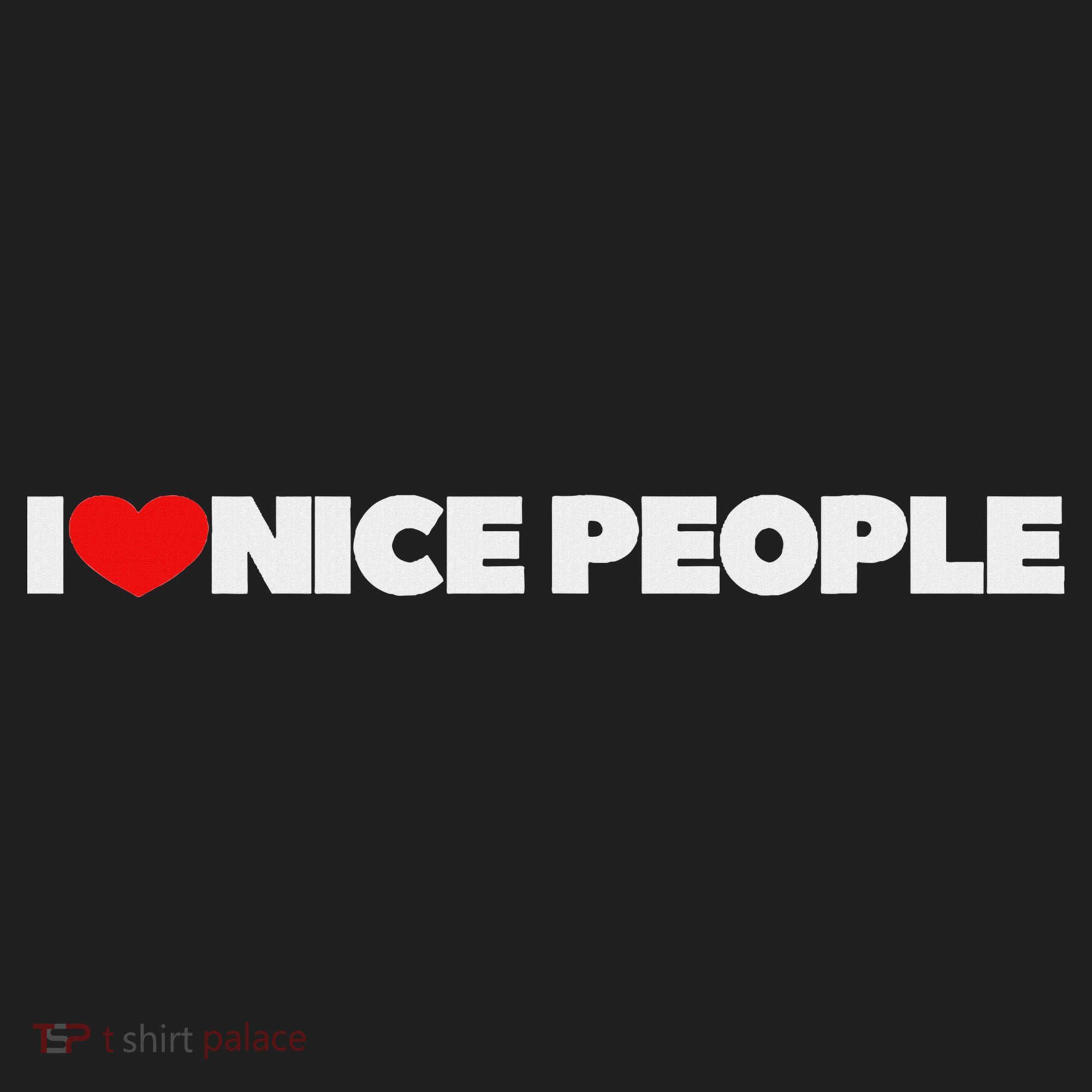 I Love (heart) Nice People Hat