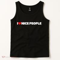 I Love (heart) Nice People Tank Top thumb 2