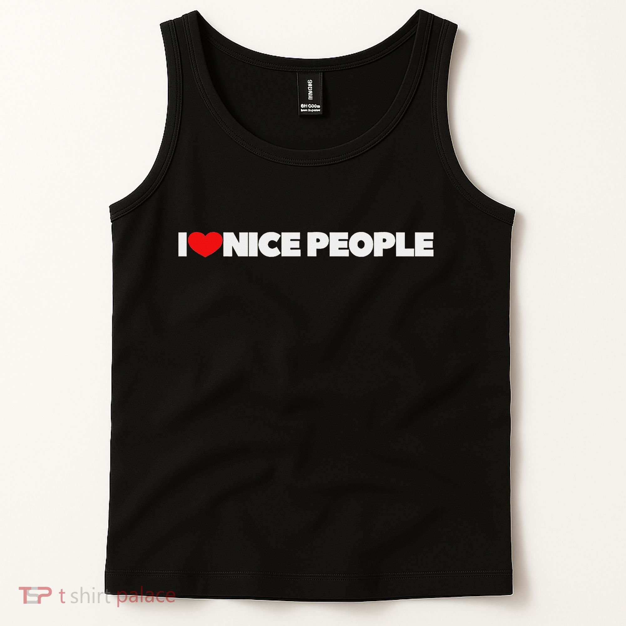 I Love (heart) Nice People Tank Top