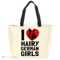 I Love Hairy German German Shepherd edition  Tote Bag thumb 0