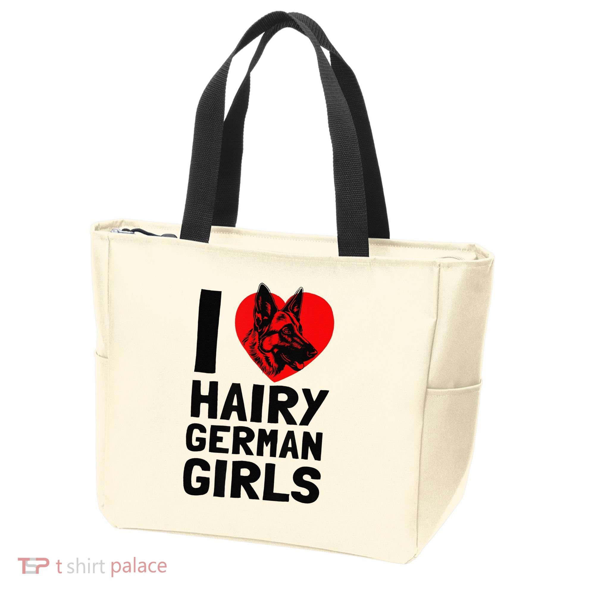 I Love Hairy German German Shepherd edition  Tote Bag