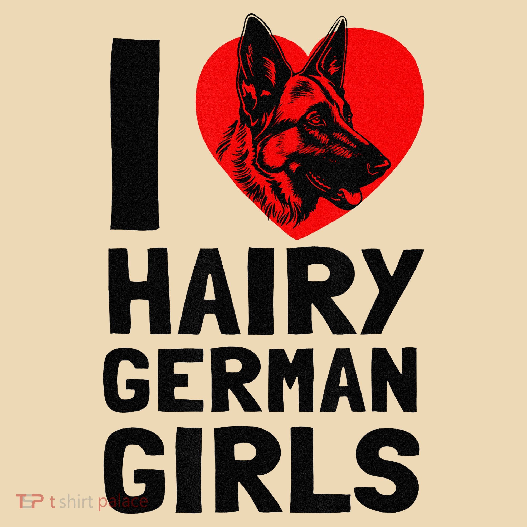 I Love Hairy German German Shepherd edition  Tote Bag