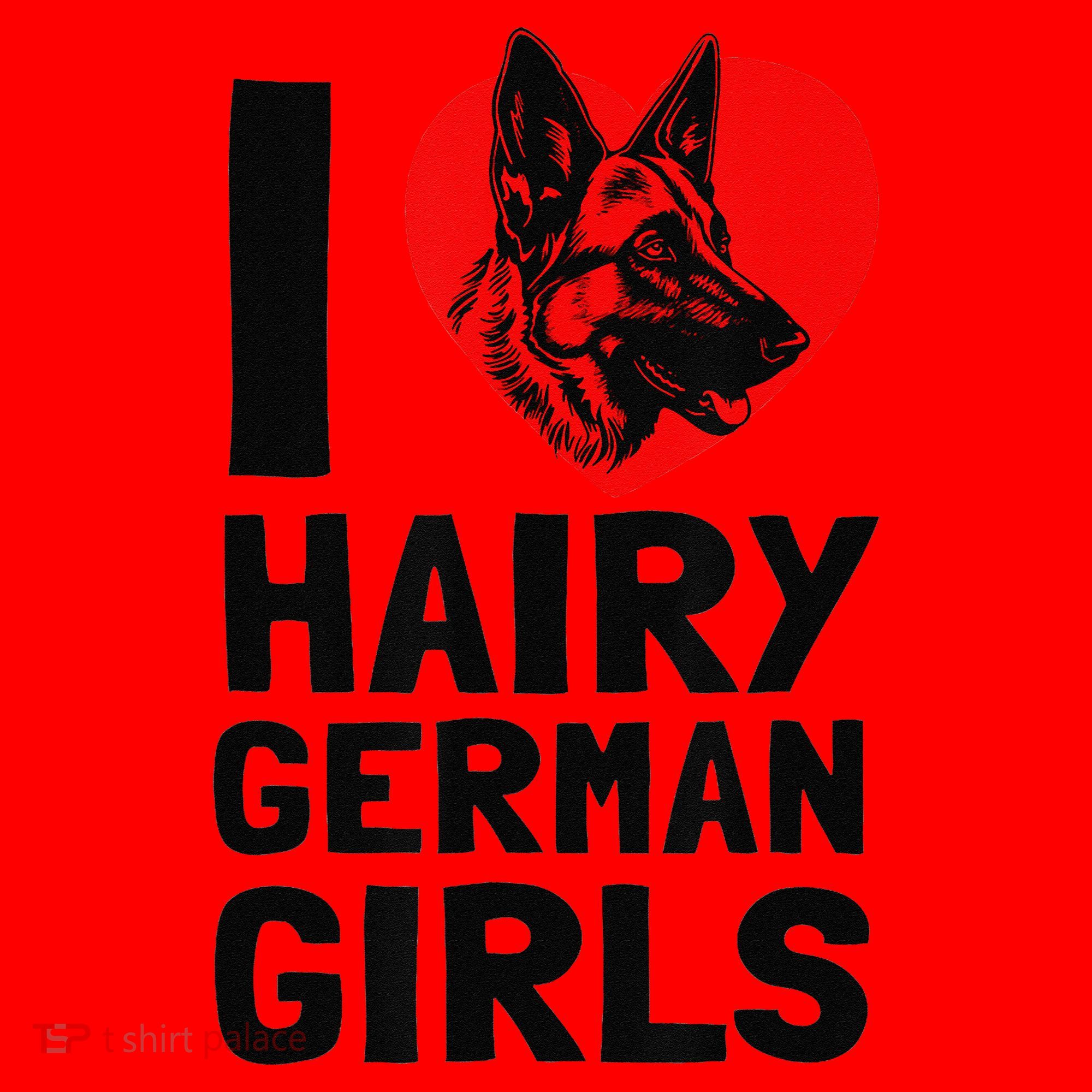 I Love Hairy German German Shepherd edition  Santa Hat