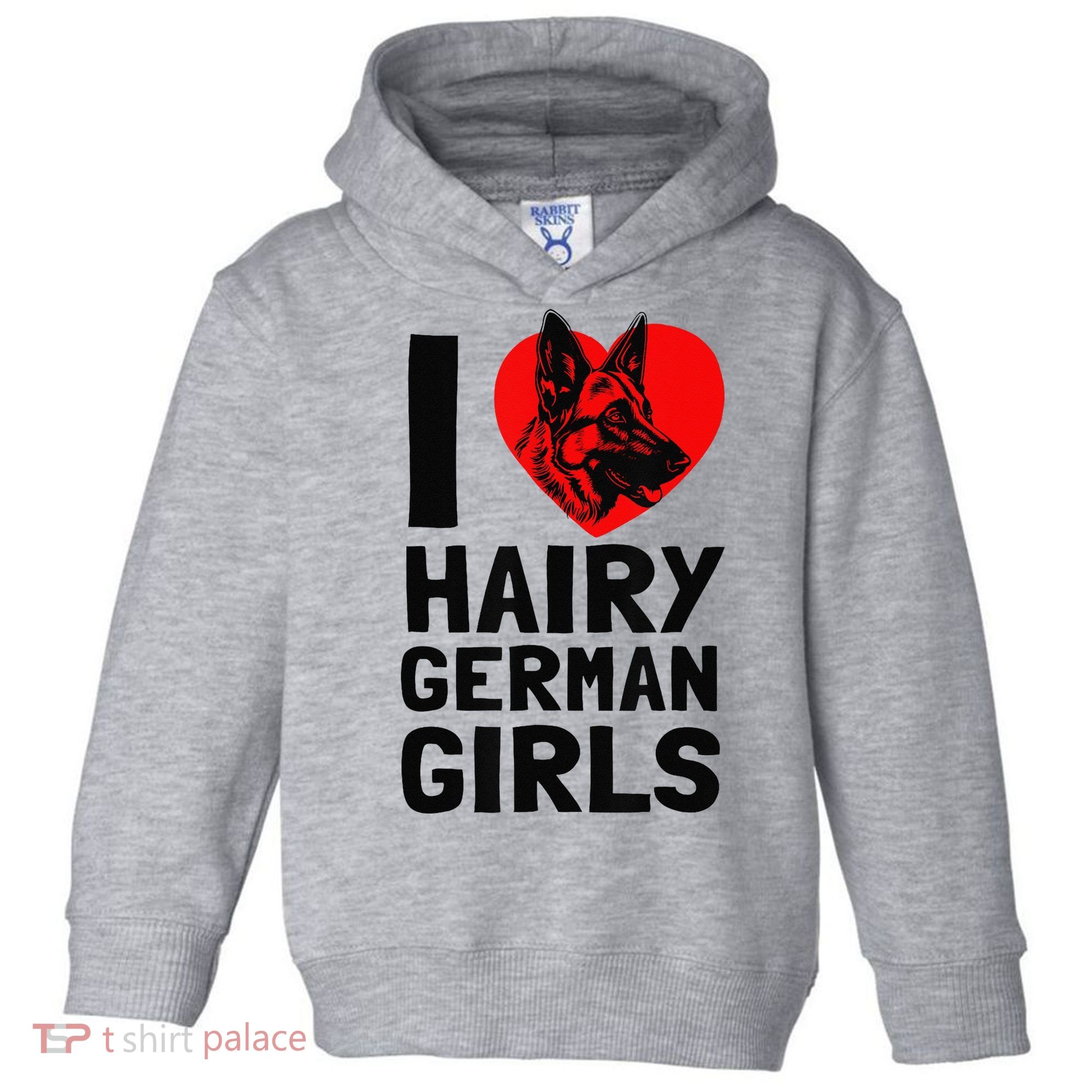 I Love Hairy German German Shepherd edition  Toddler Hoodie