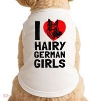 I Love Hairy German German Shepherd edition  Doggie Tank thumb 0
