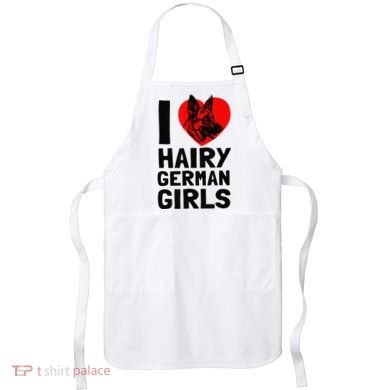 I Love Hairy German German Shepherd edition  Apron