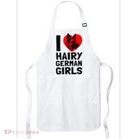 I Love Hairy German German Shepherd edition  Apron thumb 0