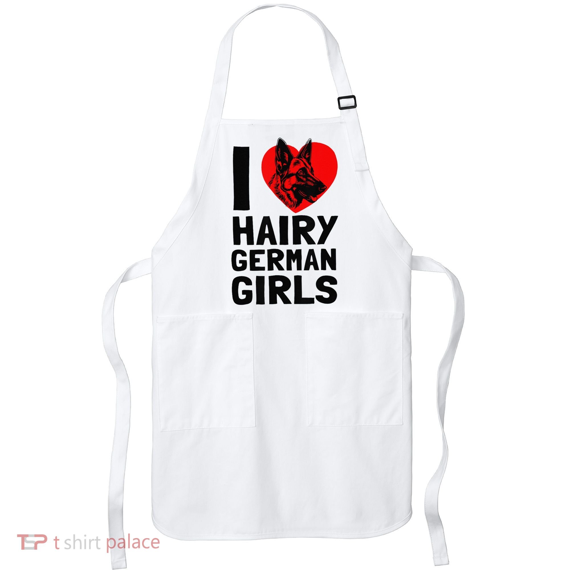 I Love Hairy German German Shepherd edition  Apron