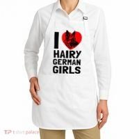 I Love Hairy German German Shepherd edition  Apron thumb 2