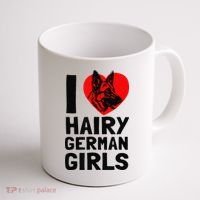 I Love Hairy German German Shepherd edition  Coffee Mug thumb 1