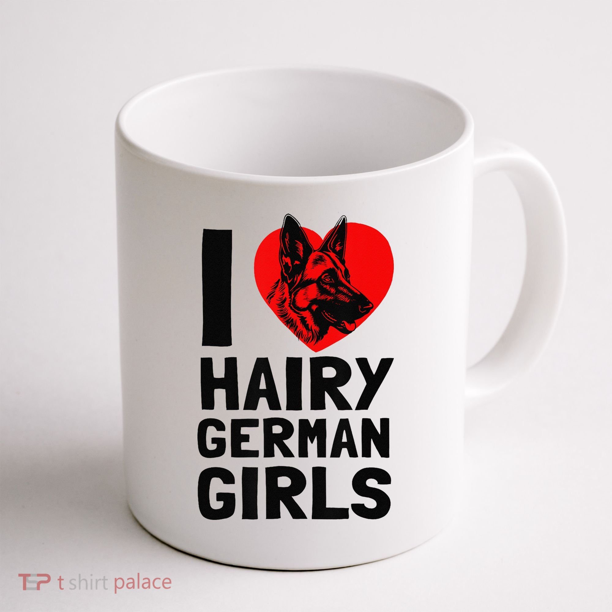 I Love Hairy German German Shepherd edition  Coffee Mug