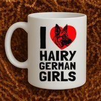 I Love Hairy German German Shepherd edition  Coffee Mug thumb 2