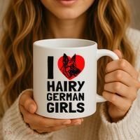 I Love Hairy German German Shepherd edition  Coffee Mug thumb 3