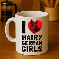 I Love Hairy German German Shepherd edition  Coffee Mug thumb 4