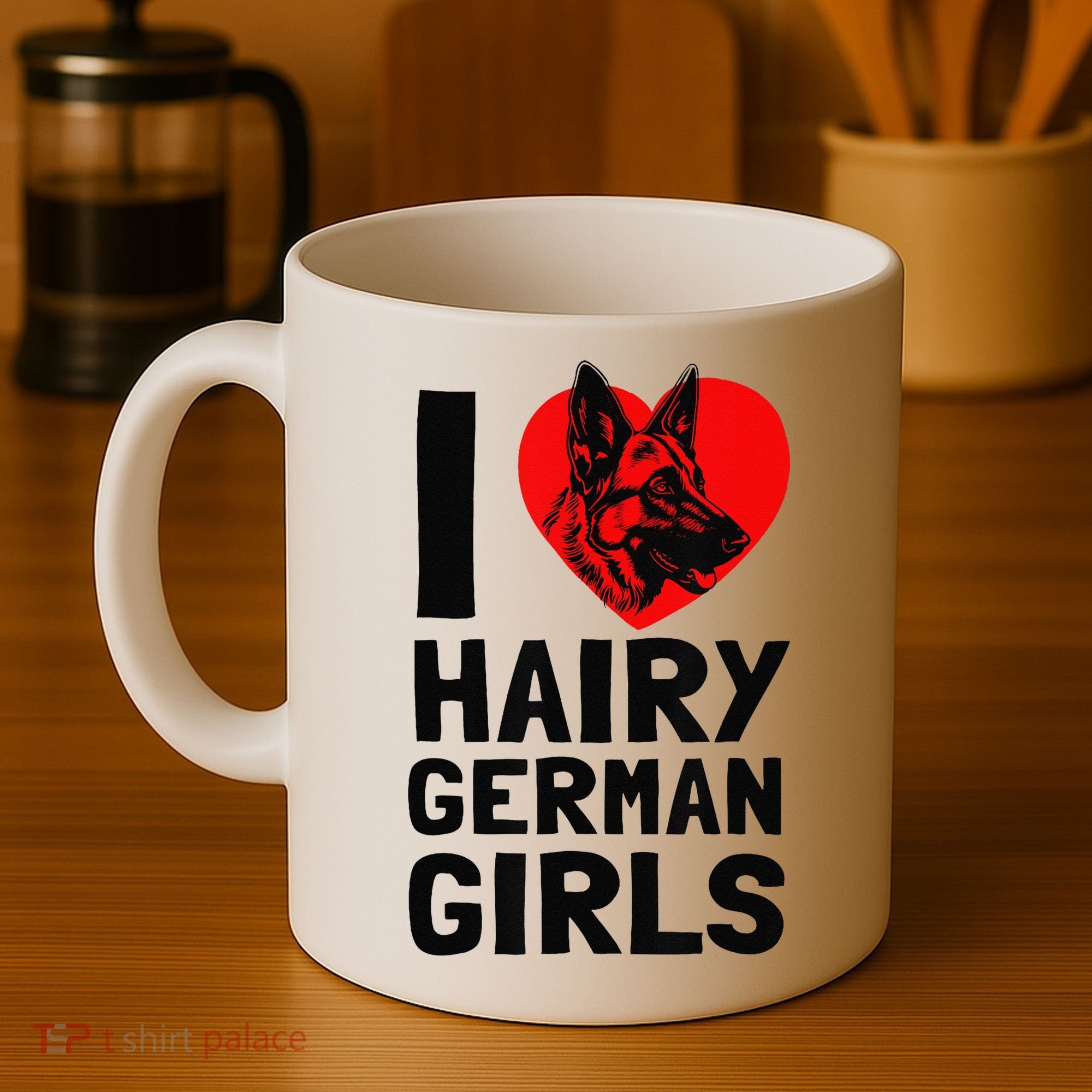 I Love Hairy German German Shepherd edition  Coffee Mug