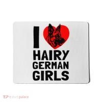 I Love Hairy German German Shepherd edition  Mousepad thumb 0