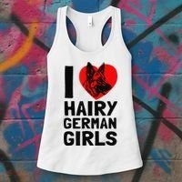 I Love Hairy German German Shepherd edition  Women's Tank Top thumb 3