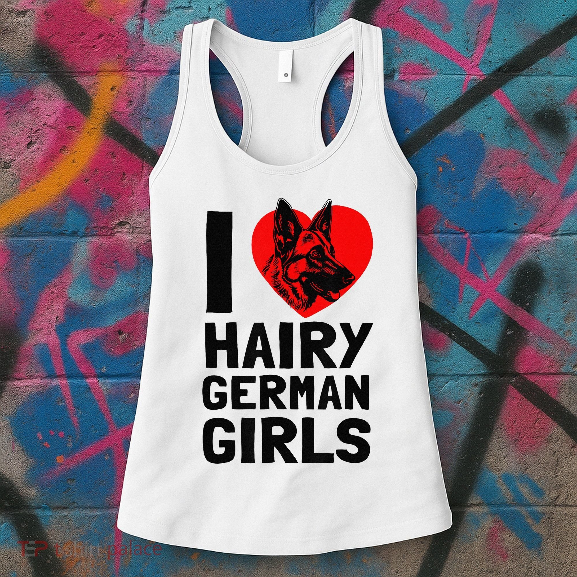 I Love Hairy German German Shepherd edition  Women's Tank Top