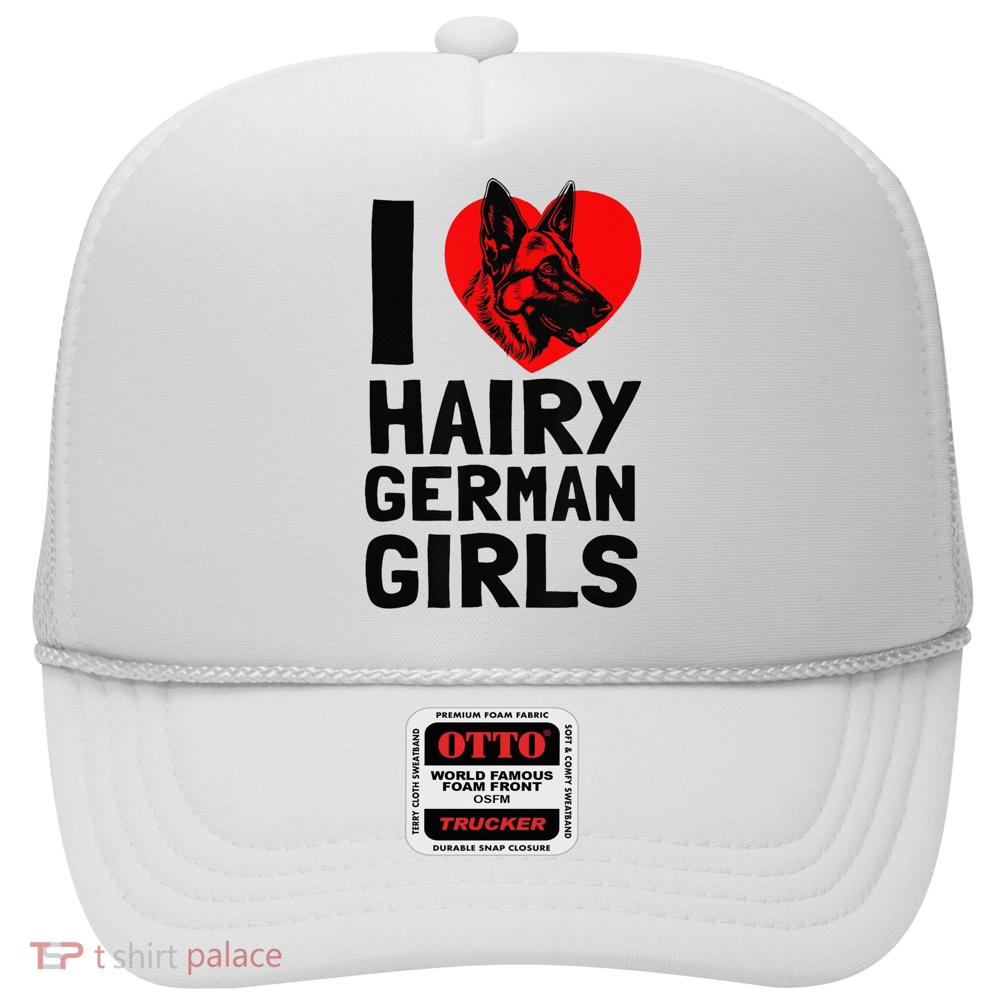 I Love Hairy German German Shepherd edition  Hat