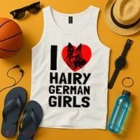 I Love Hairy German German Shepherd edition  Tank Top thumb 4