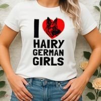 I Love Hairy German German Shepherd edition  Women's T-Shirt thumb 2